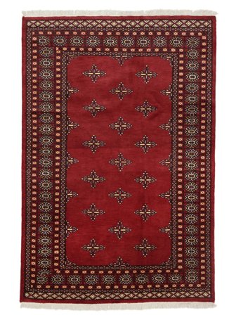 Medalionowy Mały Bucharski 2Ply Dywan 123X181 Wełna