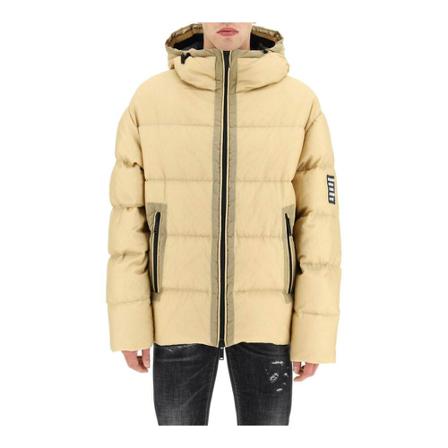 Dsquared2, Down Coats Beige, Heren, Maat:L,nylon