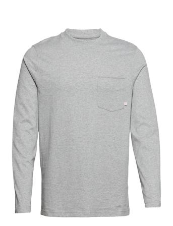 Weymouth Ls Pkt Tee Grey Farah