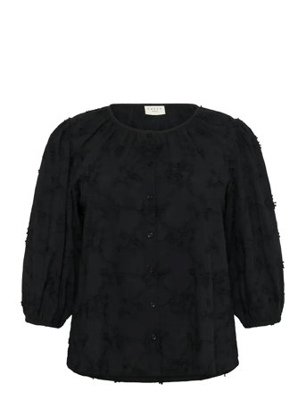 Kclaima Shirt Black Kaffe Curve