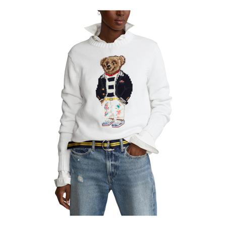 Polo Ralph Lauren Clr shp br pullover Trui , Wit , Dames , Maat: M