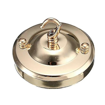 Vintage takkrok krokplåtshållare: Kandelaberlampa montering takuppsättning (2 st) (FMY)