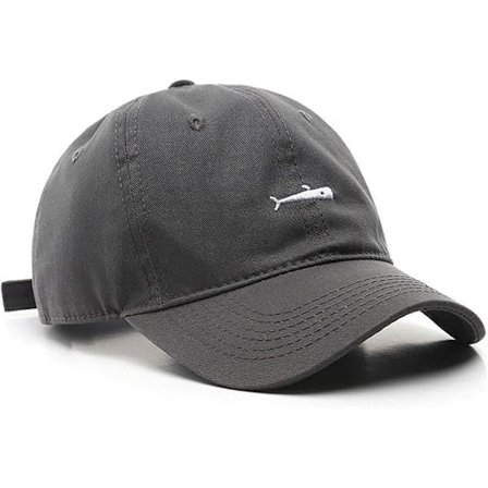 Polo-tyylinen baseball-lippis, klassinen urheilullinen rento yksivärinen aurinkohattu, säädettävä yksivärinen baseball-lippis harmaa