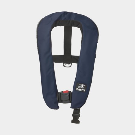 Oppustelig redningsvest Baltic Winner 150N, automatisk, marine + kulsyrepatron 33 gram, 40 - 150 kg