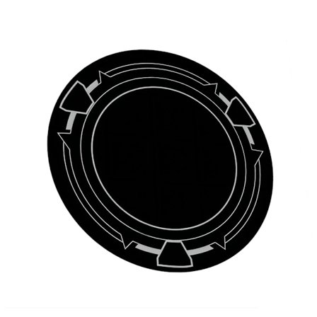 Telefon Køleventilator Plader Radiator Plade Ark Klistermærke 6cm/9cm Metal Plade Magnetisk Holder Ark til Mobiltelefon Tablet