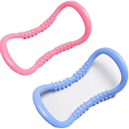 2 stk Yogaring Yoga Sirkler Fitness Sport Magic Sirkel Pilates Treningsring, Massasje Rygg Kalv Strekk Nakke Pilates Ring, Hjem Gym Treningsring