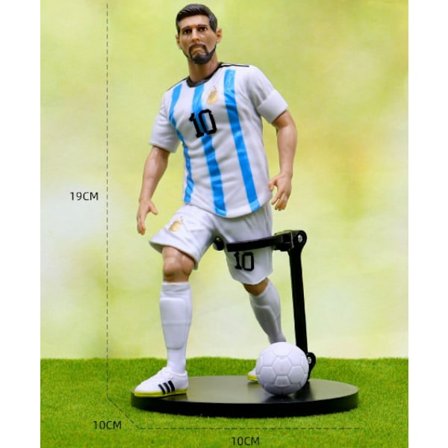 6-pack fotbollsactionfigurer Fotbollsstjärnor C. Ronaldo Messi Mbappe Fotbollsfan söta leksaker