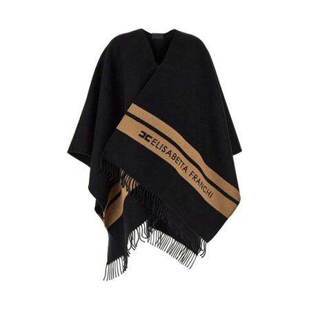 Elisabetta Franchi, Elisabetta Franchi Jackets Black Zwart, Dames, Maat:ONE Size