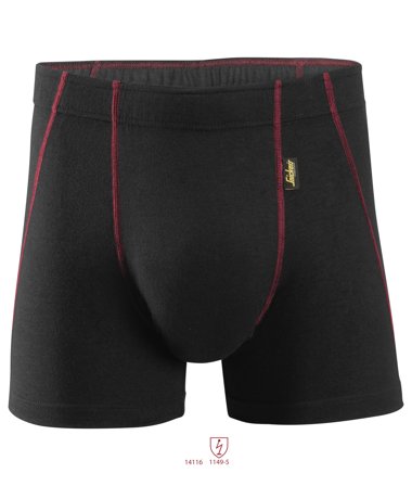 Snickers Workwear 9463 ProtecWork Bokserit musta, palosuojattu 3XL, Vaatteet