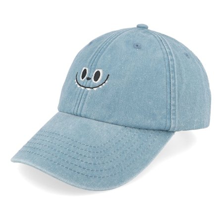 Iconic - Modrá unconstructed Kšiltovka - Little Monster Vintage Washed Denim Light Blue Dad Cap @ Hatstore