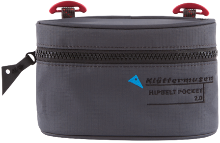 Klättermusen Hipbelt Pocket 2.0 Unisex Raven - Ryggsekker og Vesker