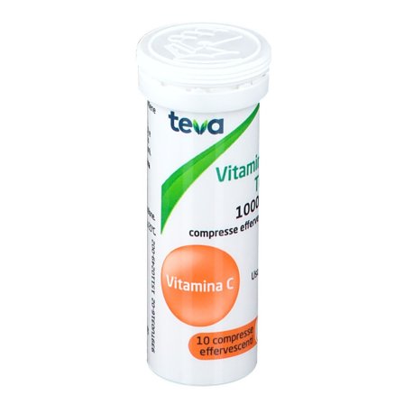 Teva Vitamina C 1000 mg 10 Compresse Effervescenti