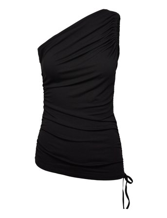 Soaked in Luxury Slhanadi One Shoulder Top - Black - L