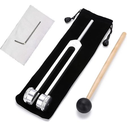 Lesage Otto 128 Hz Biosonics Painotettu Äänirauta Diapason Lääketieteellinen 128 Hz Äänirauta Terapiaan 128hz Sonic Slider Silikoni Vasaralla 