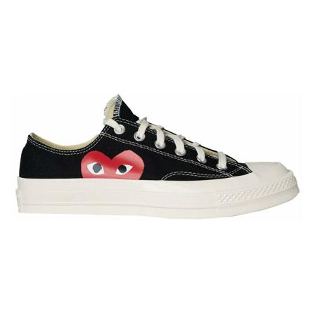 Comme des Garçons Play Sneakers Sort, unisex, Størrelse: 42 EU