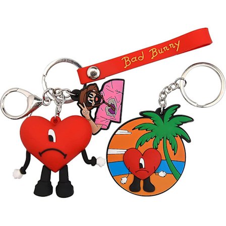 Söt hjärtnyckelring för kvinnor, män, barn, flickor och pojkar - Färgglada nyckelringar som är lätta att bära