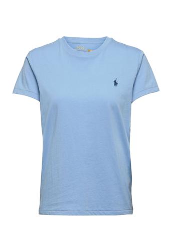 Cotton Jersey Crewneck Tee Blue Polo Ralph Lauren