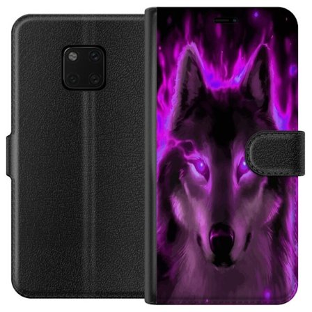 Kompatibel Tegnebogsetui til Huawei Huawei Mate 20 Pro Ulven