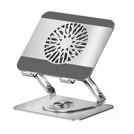 Kompatibel med surfplattestativ med tyst kylfläkt för Microsoft Surface och iPad Pro/Air/Mini, Samsung Galaxy och surfplattor upp till 13 tum