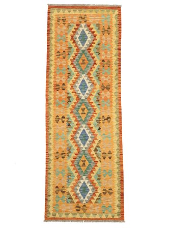 88X245 Tapis Kilim Afghan Old Style D'orient De Couloir (Laine, Afghanistan) Carpetvista