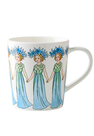 Design House Stockholm Elsa Beskow Mugg 40 cl with handle Cornflower Glas ONESIZE