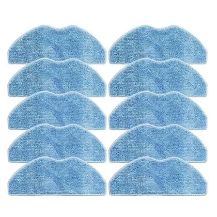 10 st Moppdukar för X-Plorer Serie 75S RR8577WH / 75S+ RG8597W Dammsugare Reservdelar Mopp