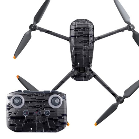 Vattentät självhäftande PVC Drone Hud Kroppsskydd Fjärrkontroll Arm Skydd för Mavic 3 Tillbehör