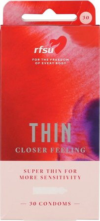 RFSU Thin Kondomer 30 stk, Mænd, Krop & Helse, Kondomer