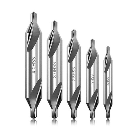 Poranterä HSS yhdistelmäkeskiporat 1,5/2/2,5/3/4MM