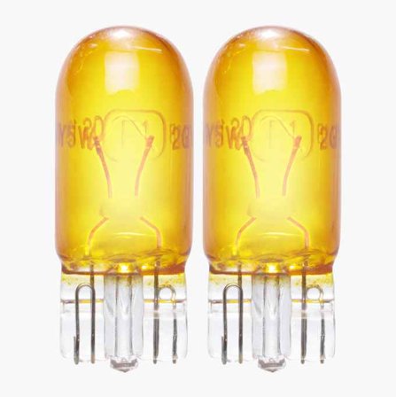Glödlampa T10 12 V 5 W orange 2 st. - Biltema