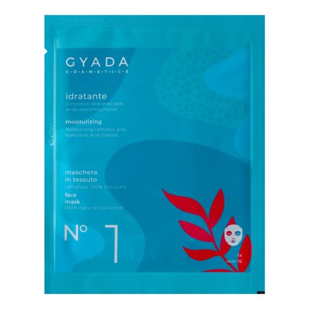 Gyada Cosmetics Maschere Viso in Tessuto Maschera In Tessuto Idratante N. 1 15ml - Maschera Idratante viso