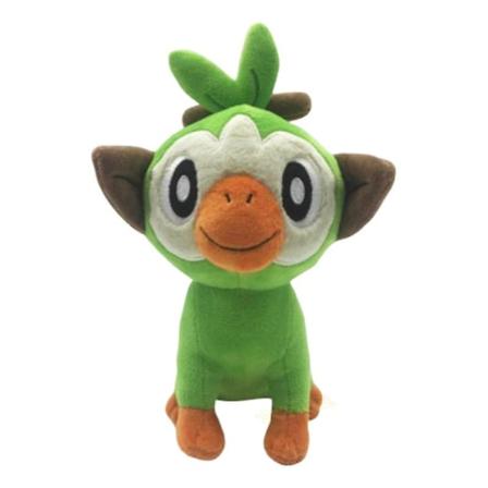 23cm Grookey Monkey Plysch söt svärdsköld Anime Game Elf Doll Leksaker för barn Present