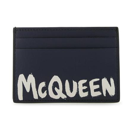 Alexander McQueen Plånbok blå, Herr Plånböcker, Herr, Storlek: ONE SIZE