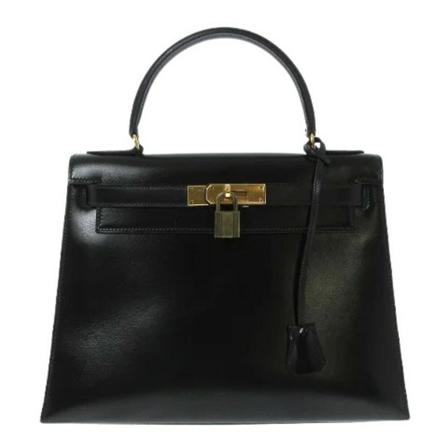 Hermès Vintage Pre-owned Handbags Sort, Dame Vintage Tasker, Størrelse: ONE Size