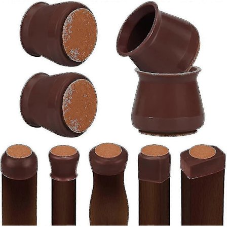 Tuolin jalan suojukset, tuolin jalan lattiasuojat, 16 kpl tuolin jalkoja