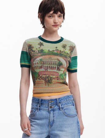 Desigual Africa - Green - XL