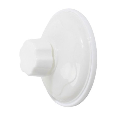 Katt Hängmatta Sugpropp 8,5cm Vit Plast Vakuum Sugpropp med Skruv för Fönsterglasdörr