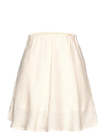 Sofie Skirt Kort Skjørt Creme Gina Tricot