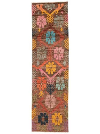 Kilim-Inspiroima Pieni Moroccan Berber - Afghanistan 81X288 Villa, Matot