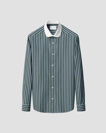Tretorn Eton X Tretorn Striped Club Collar Shirt — Grön | Ytterkläder, Gummistövlar, Jackor & Regnkläder för Dam, Herr & Barn