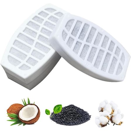 2 stycken Ersättningsfilter Katt Hund Vattenfontän, Katt Vattenfontän