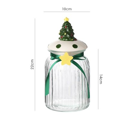 Opbevaringskrukke Julemand Sliktank MJULETRÆ JUL