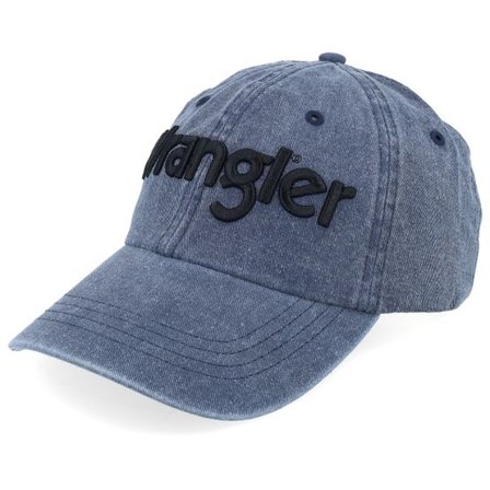 Wrangler - Blå unconstructed Keps - Washed Blue Dad Cap @ Hatstore