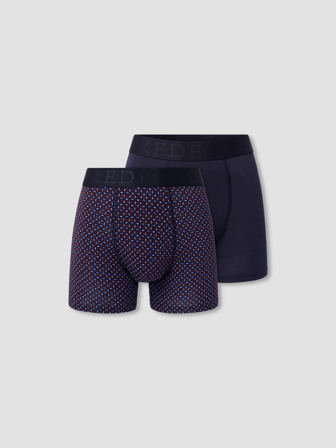 MATCH - Cameron 2 pk boxershorts - Redford - Str. S - Herre - Pysjamas & Undertøy - Brun - 65% viskose, 30% bomull, 5% elastan
