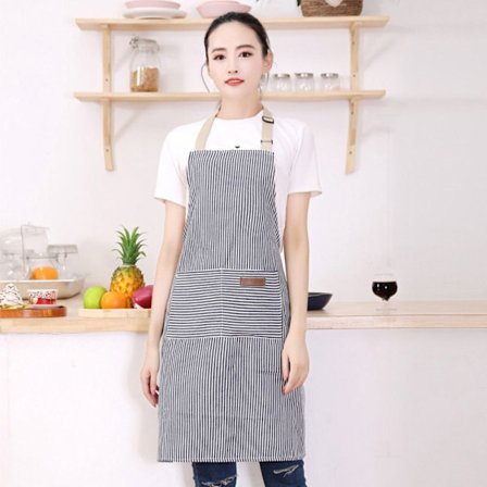 Kjøkkenforklær Kokkeforkle BLÅ BLÅ