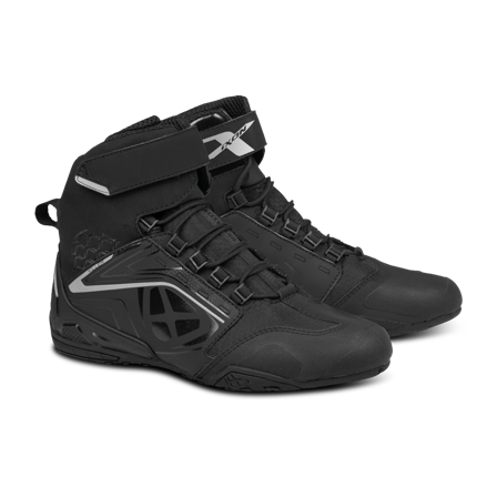 Scarpe Moto Donna Ixon Killer WP Nero/Argento 37