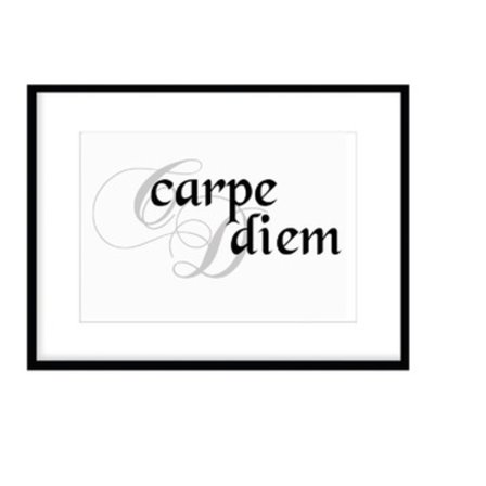 Poster Carpe Diem A4