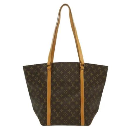Louis Vuitton Vintage Pre-owned Canvas Sac Shopping Brun, Dame Vintage Tasker, Størrelse: ONE Size