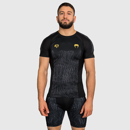 Venum X Chimaev Wild Borz Rashguard Kortermet Svart Grå
