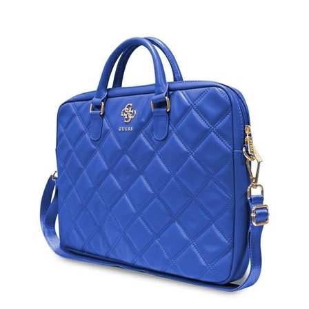 Guess Laptopväska 16" Quilted 4G - Blå